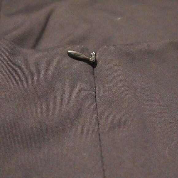 David Lerner Women XS Stretch Fit Flare High Low Hem Black - Picture 5 of 9